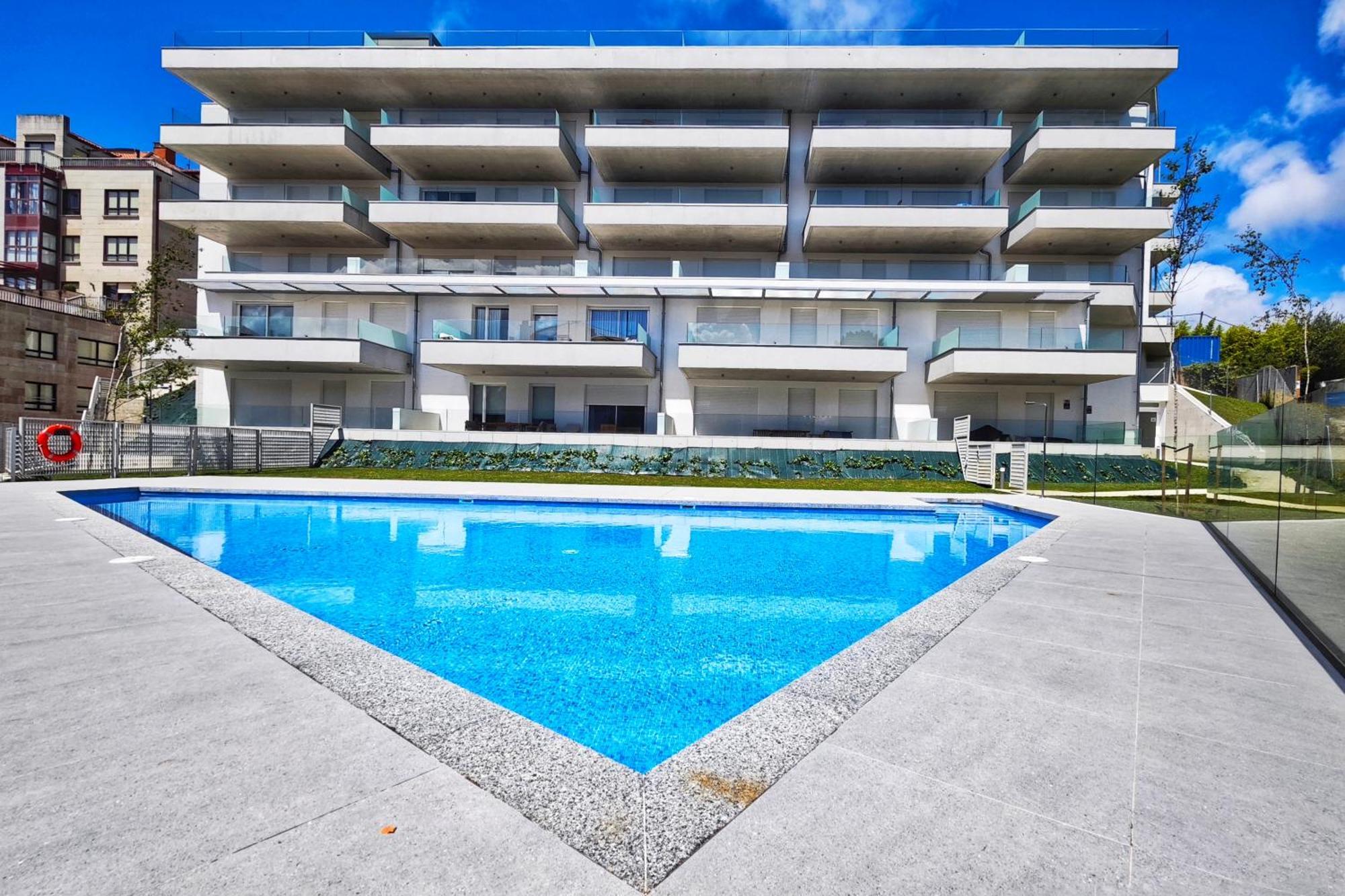 Desconectaengalicia Apartamento Zoo Con Piscina Y Vistas Al Mar A 150 Metros De Silgar سانكسينكسو المظهر الخارجي الصورة